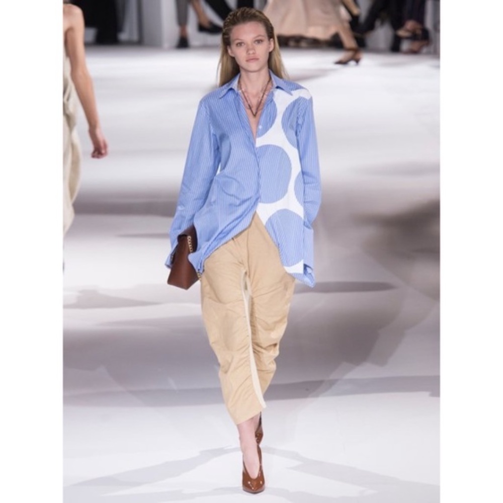 Stella McCartney khaki Tina pants